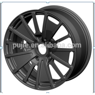 5 holes black alloy wheel